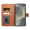 Etui z klapką na Samsung A36 5G Jeans Book niebieskie